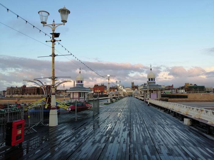 The pier at Blackpool