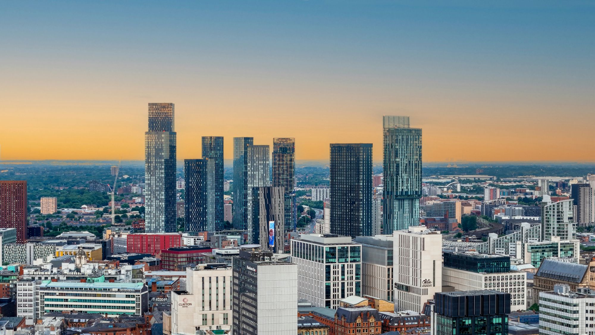 Manchester Skyline Mylo Kaye